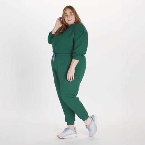 Hope Jogger Hunter Green Full Body Plus Size DOLAN 2500x2500