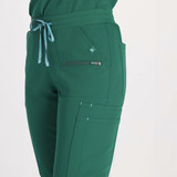 Hope Jogger Hunter Green Bottom Crop Closeup DOLAN 2500x2500
