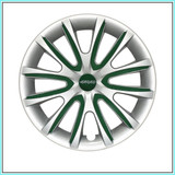 240 FARAD wheel trims silver and green 640x640