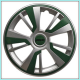 243 FARAD wheel trims silver and green 640x640