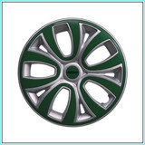 241 FARAD wheel trims silver and green 640x640