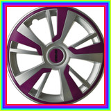 243 FARAD wheel trims silver and purple 640x640