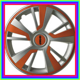 243 FARAD wheel trims silver and orange 640x640