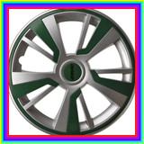 243 FARAD wheel trims silver and green 640x640