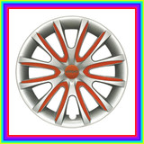 240 FARAD wheel trims silver and orange 640x640