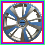 243 FARAD wheel trims silver and light blue 640x640
