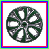 241 FARAD wheel trims silver and green 640x640