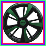 243 FARAD wheel trims black and green 640x640