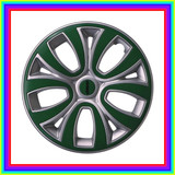 241 FARAD wheel trims silver and green 640x640
