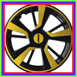 243 FARAD wheel trims black and yellow 640x640