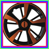 243 FARAD wheel trims black and orange 640x640