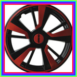 243 FARAD wheel trims black and red 640x640