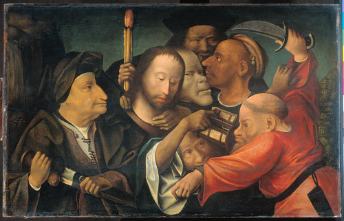 Bosch, Jheronimus (стиль) Взятие Христа под стражу, 1550, 51 cm х 81,5 cm, Дерево, масло