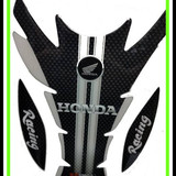 honda black and white tank pad h