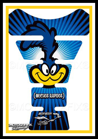 road runner beep beep motorcycle tank pad protector universal gel paint protection anti scratch gas .jpg