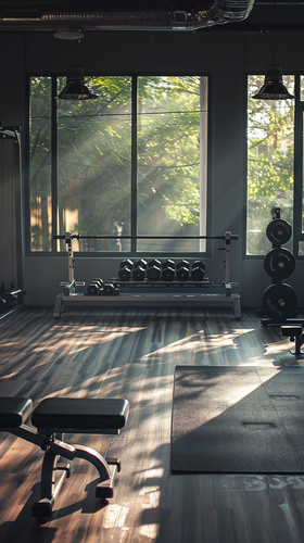 syzeers realistic photo of a gym ar 916 2d513711 e5ca 4e2a 8c8d 5b49173d2dcd 1.png