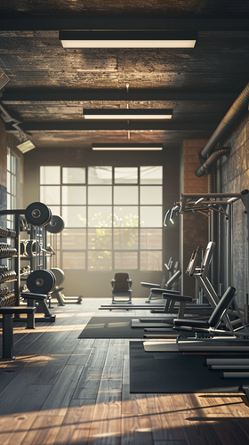 syzeers realistic photo of a gym ar 916 2d513711 e5ca 4e2a 8c8d 5b49173d2dcd 2.png