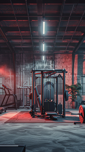 syzeers realistic photo of a gym ar 916 1ee26e31 5468 48fc a906 9c59703cccd7 0.png