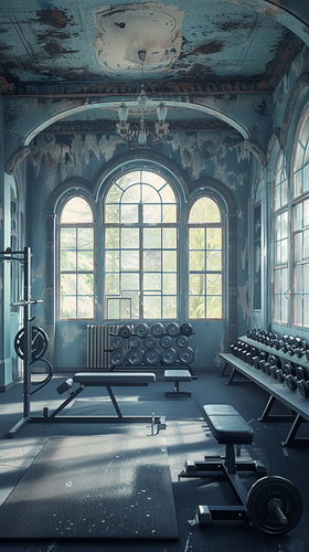 syzeers realistic photo of a gym ar 916 7abdc80d fbf0 4a45 bf2b b897f39569a8 0.png