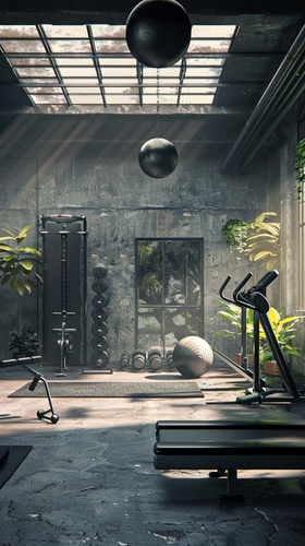 syzeers realistic photo of a gym ar 916 7abdc80d fbf0 4a45 bf2b b897f39569a8 1.png