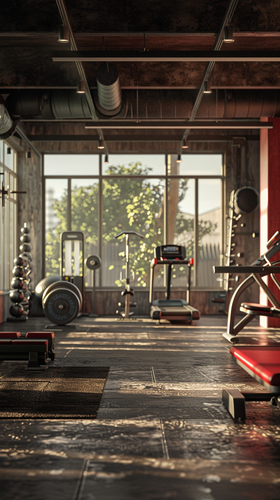syzeers realistic photo of a gym ar 916 4cf280e7 aebc 45c3 af1b ca0ba1a4c181 1.png