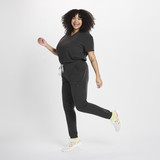 Mayfair Top Charcoal Full Body Plus Size Motion DOLAN 2500x2500