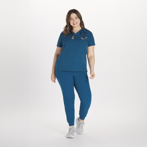 Mayfair Top Caribbean Blue Full Body Plus Size DOLAN 2500x2500.jpg