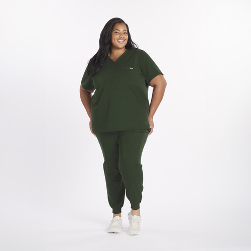 Mayfair Top Dark Olive Full Body Plus Size DOLAN 2500x2500.jpg