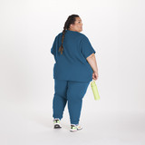 Echo Top Caribbean Blue Full Body Plus Size Back DOLAN 2500x2500