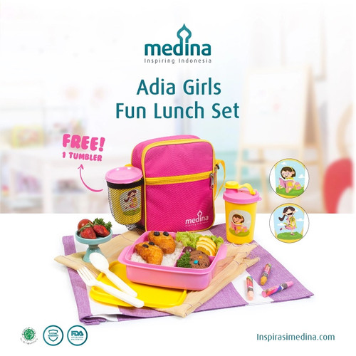 Medina Adia Girls Fun Lunch Set.jpg