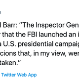 Barr onFISAReport
