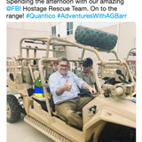 Barr riding with pepe