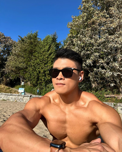 Photo by Damien Lou on August 29, 2024. May be an image of 1 person, body building and wrist watch..jpg