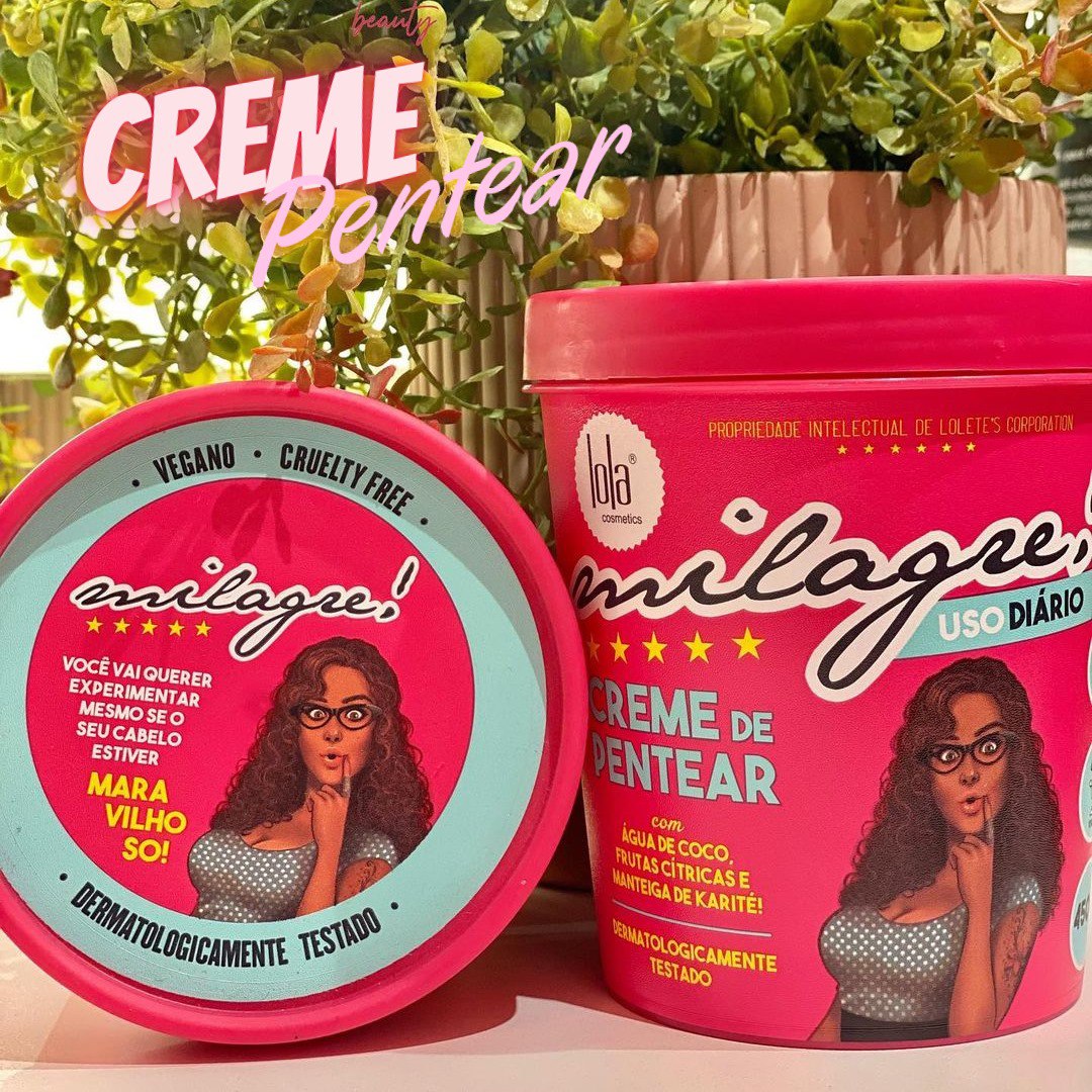 Lola Cosmetics Milagre Creme Pentear 450G