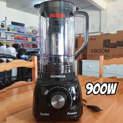 Liquidificador Turbo Full, Mondial, Preto, 900W, 220V L 900 FB.jpg