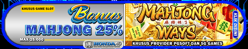 5.BONUS MAHJONG WAYS 25%