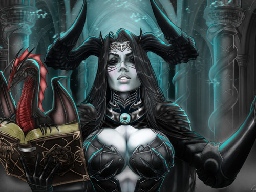 dark queen anwar gant by anwar gant illustration demoness su.jpg
