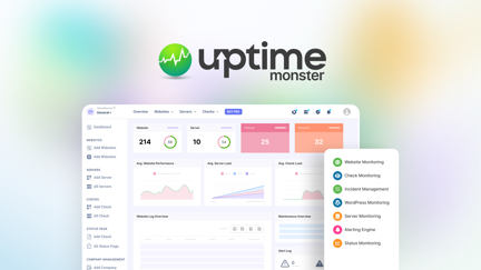 undefined Track website and server uptime, performance, and security with this all-in-one monitoring solution