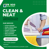 Want wrinkle-free clothes? Try our steam ironing service in Shaikpet.