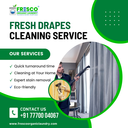 Keep your curtains fresh with our expert cleaning service in Shaikpet!