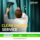 Keep your home fresh with our expert curtain cleaning service in Shaikpet