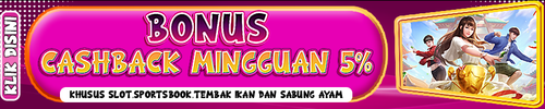 10.BONUS CASHBACK MINGGUAN