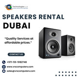 Top Quality Speakers Rental Services Near Dubai