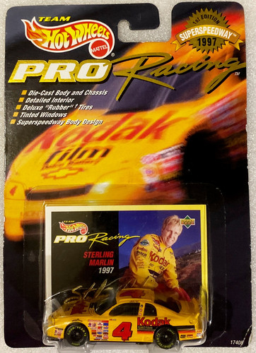 Машинка Hot Wheels Chevrolet Monte Carlo Kodak #4 Sterling Marlin 1997 Pro Racing NASCAR 17408.jpg
