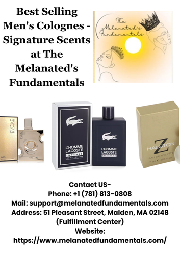 Best Selling Men's Colognes Signature Scents at The Melanated's Fundamentals.png