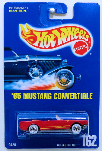 Машинка Hot Wheels '65 Mustang Convertible 1991(#162) ww 0420 ww.jpg