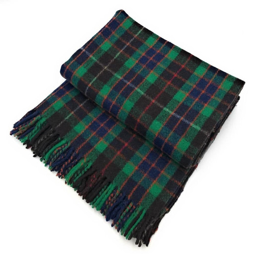 highland wool blend tartan blanket throw fraser hunting tartan cosy living room accessory 8289 p.jpg