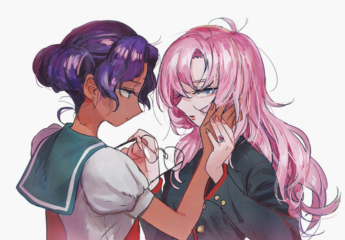  tenjou utena and himemiya anthy shoujo kakumei utena drawn by zinbei c0a91b9e28b8f5779d215867d63ee3.jpg