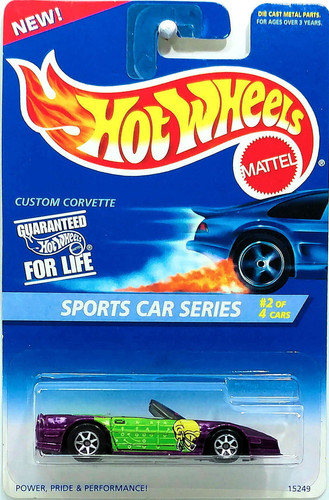 Машинка Hot Wheels Custom Corvette (ZR 1) 1996 Sports Car Series (#405) 15249.jpg