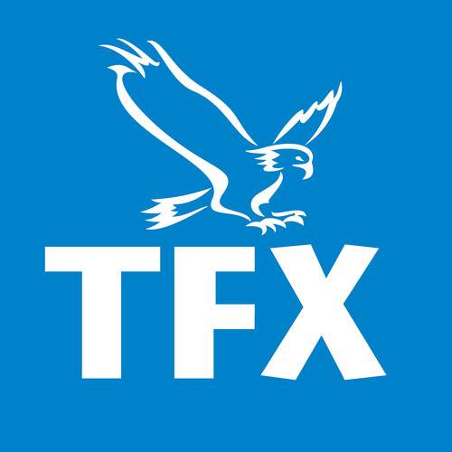 TFX LOGO WHITE ON BLUE SQ FOR AVATAR QR CODE BRANDING.jpg